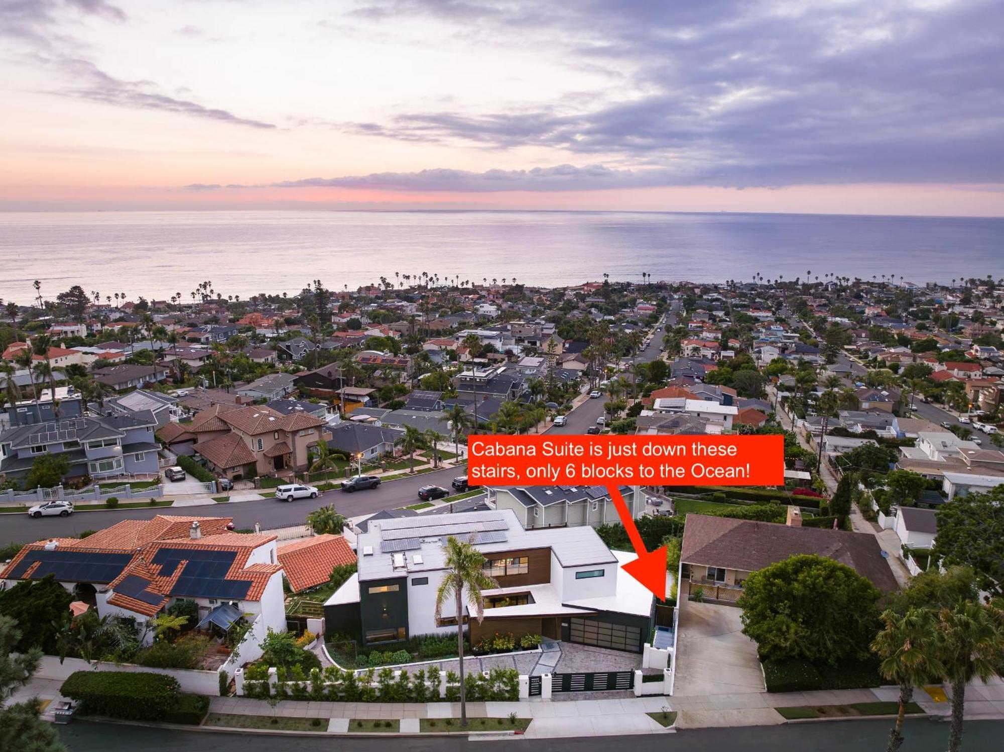 Contemporary Ocean Sunset Views With Firepit Pt Loma Close To Plnu San Diego Exterior foto